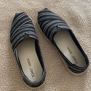 A pair of Toms Alpargata’s. They are new without tags…super cute and comfy.